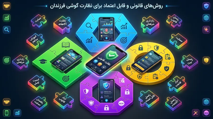 روشهای قانونی و قابل اعتماد برای نظارت گوشی فرزندان توسط والدین