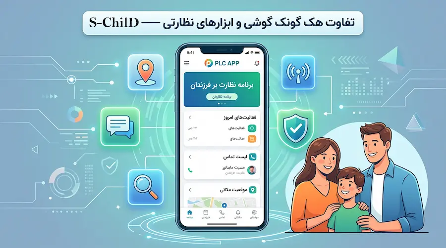 هک گوشی چیست و چگونه بفهمیم گوشی هک شده است + روشهای جلوگیری و افزایش امنیت 6 تفاوت هک گوشی و ابزارهای نظارتی