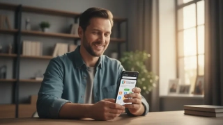 Father Installing S Child App