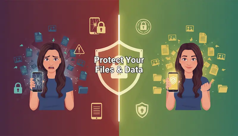نظارت فایل منجر و فولدرهای گوشی فرزند | راهنمای والدین + قابلیت File Manager در S-Child 2 ظارت فایل منجر