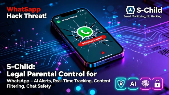 هک واتساپ : 5 راه S-Child برای نظارت والدین بدون ریسک هک ! 1 هک واتساپ