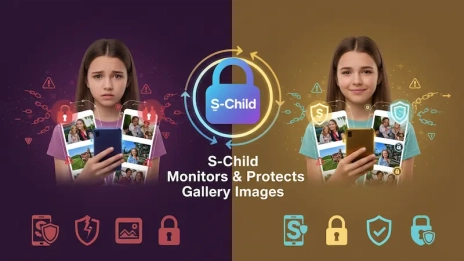نظارت بر گالری عکس و ویدیوهای گوشی فرزند | راهنمای والدین + قابلیت S-Child 1 نظارت گالری گوشی