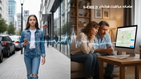 دریافت موقعیت مکانی : ابزار حیاتی S-Child برای ردیابی لحظهای فرزندان و تضمین امنیت مسیرهای روزمره 1 دریافت موقعیت مکانی