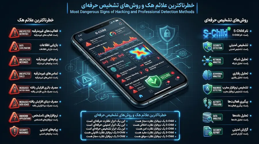 مصرف غیرعادی باتری و نشانه‌های هک گوشی