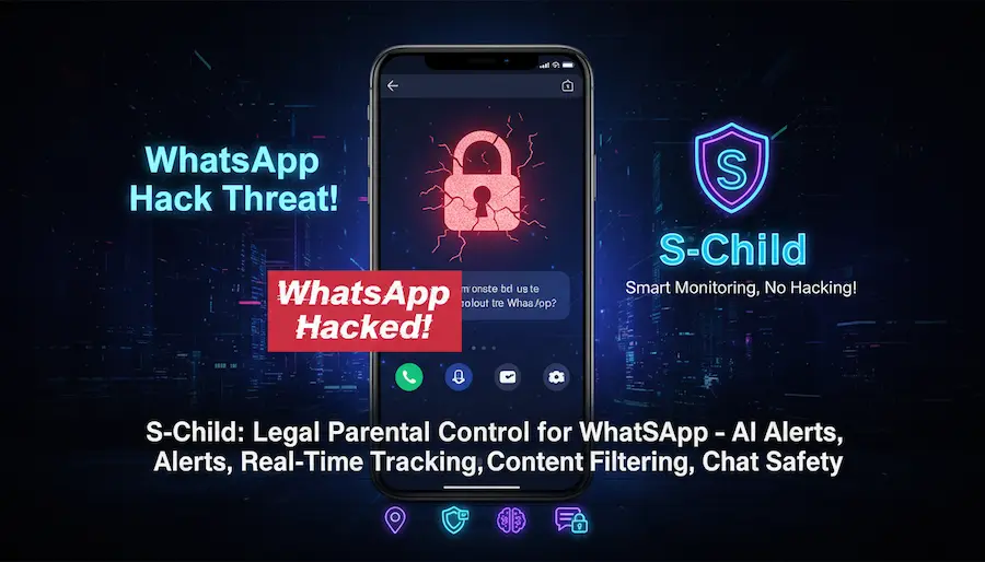 هک واتساپ : 5 راه S-Child برای نظارت والدین بدون ریسک هک ! 5 هک واتساپ
