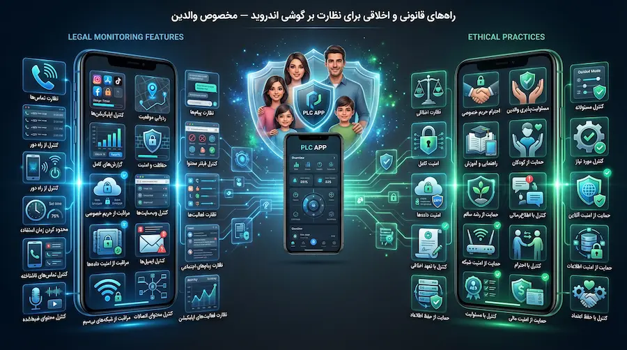 راه‌های قانونی و اخلاقی نظارت بر گوشی اندروید برای والدین