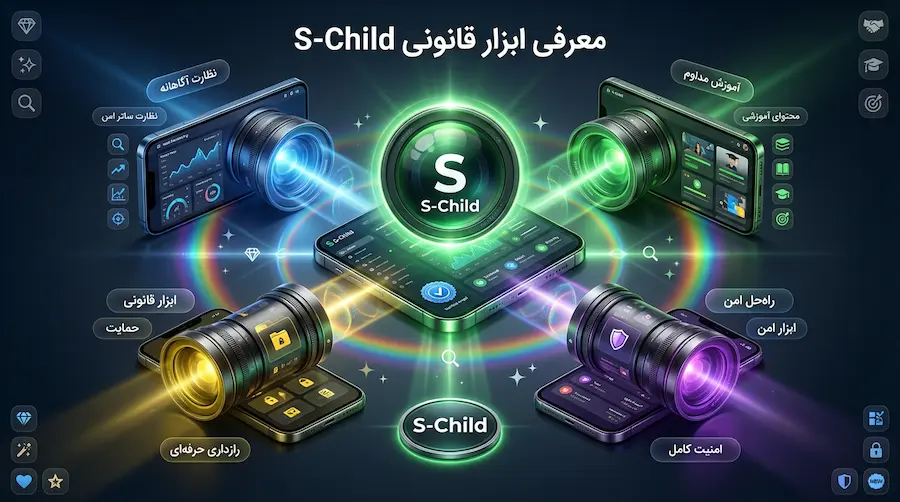 نظارت گوشی فرزندان با برنامه S-Child