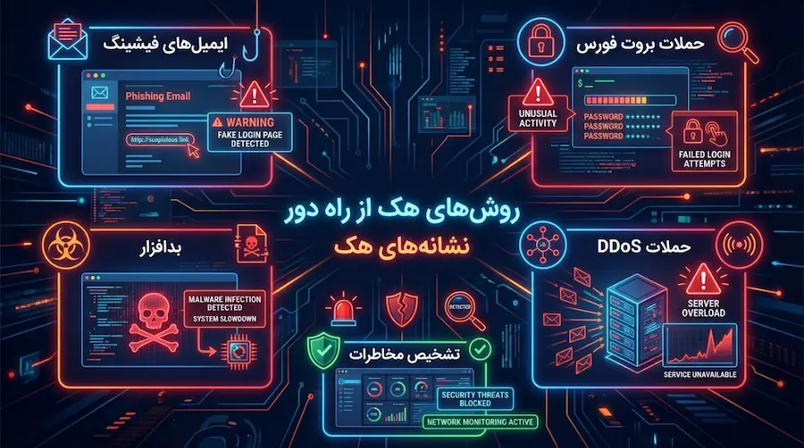 تصویر دیجیتال مفهومی هک از راه دور و حفاظت قانونی از گوشی فرزند با برنامه S-Child