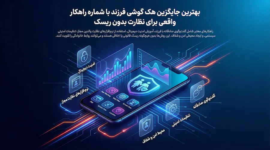 هک گوشی فرزند با شماره و انتخاب مسیر درست برای امنیت واقعی