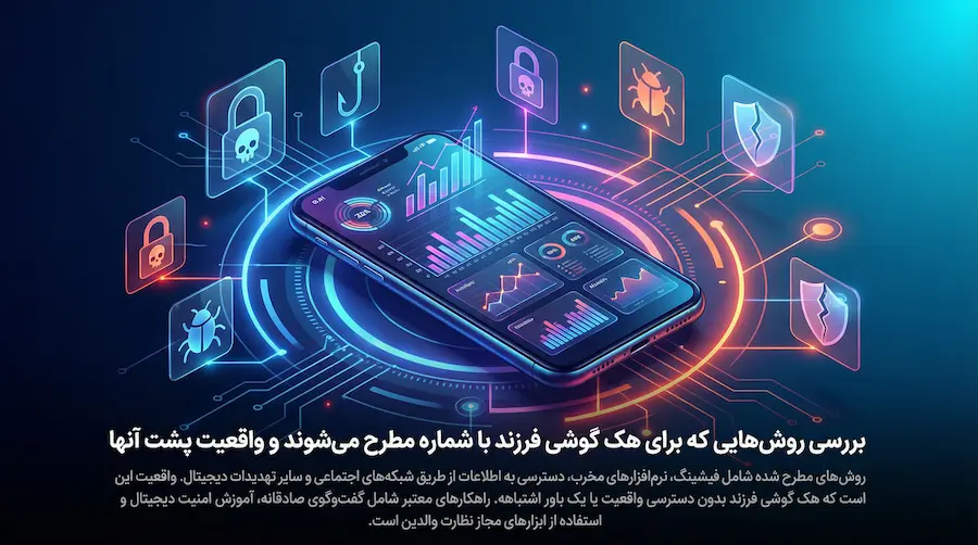 بررسی روشهایی که برای هک گوشی فرزند با شماره مطرح میشوند و واقعیت پشت آنها