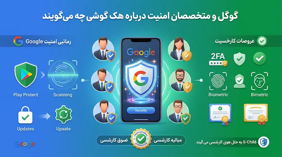 آیا میتوان گوشی کسی را هک کرد؟ بررسی واقعیتها و روشهای دسترسی به اطلاعات موبایل 3 گوگل و متخصصان امنیت درباره هک گوشی چه میگویند